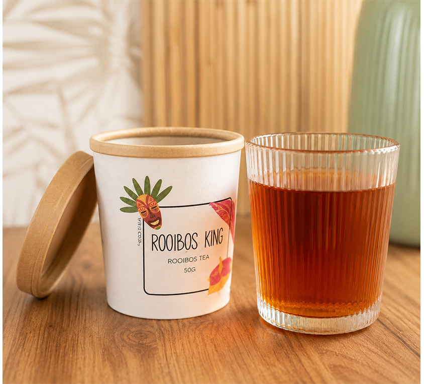 Rooibos Long Cut Leo Tea w kubku prezentowym